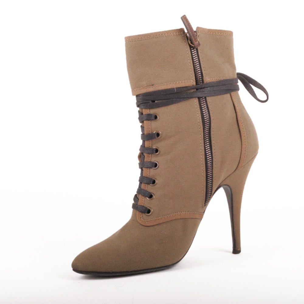 Balmain X Zanotti Lace Up Ankle Strap Booties - Picture 3 of 6
